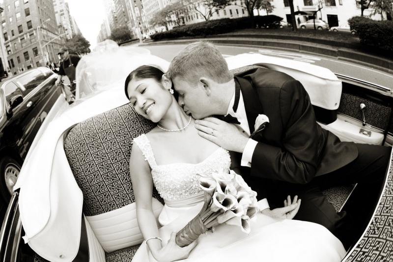 1956 Plymouth wedding.