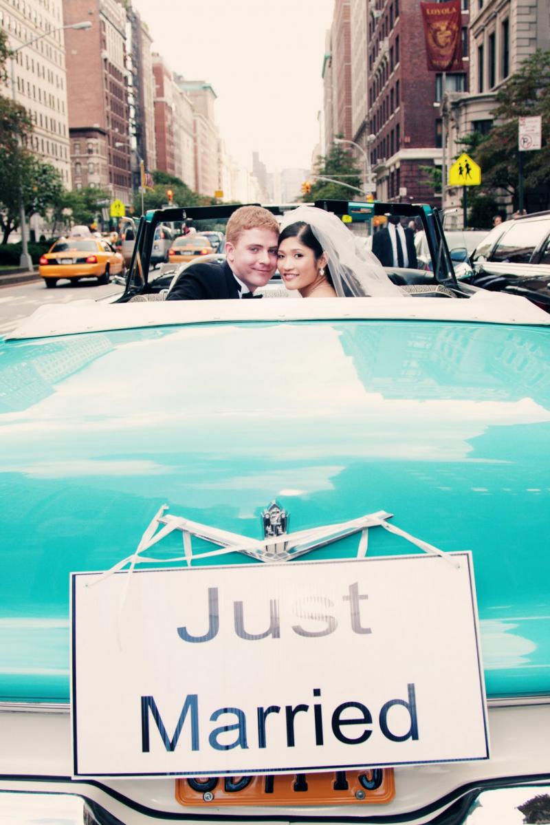 private wedding with 56 Plymouth